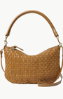 Clare V PETIT MOYEN MESSENGER LEATHER/SUEDE at Romi Boutique