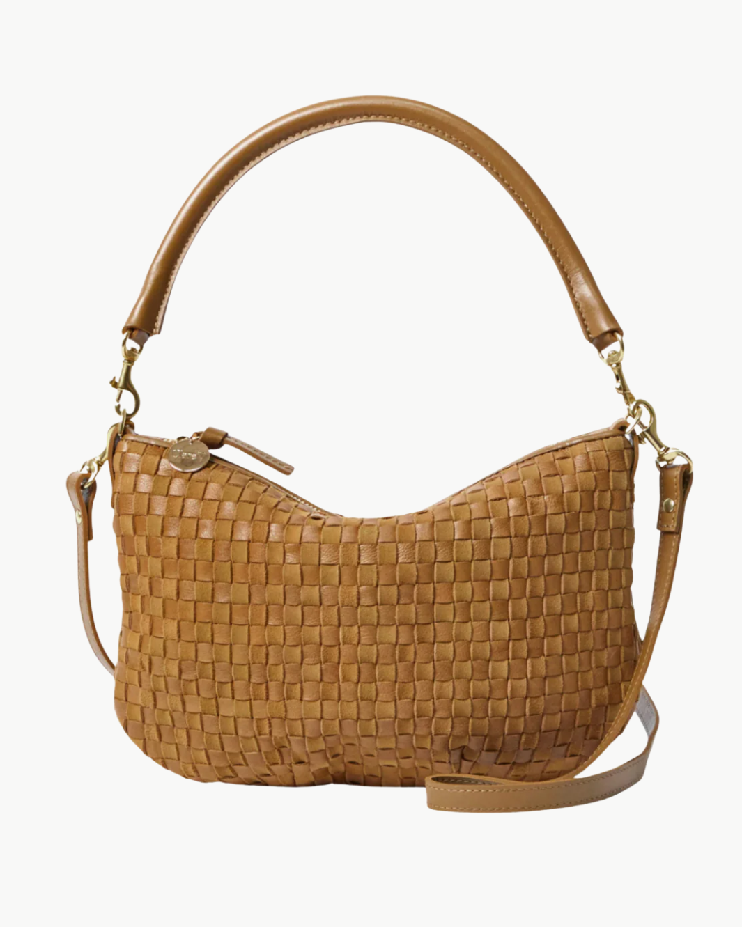 Clare V PETIT MOYEN MESSENGER LEATHER/SUEDE at Romi Boutique