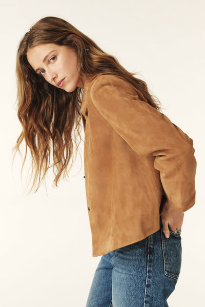 MILAS JACKET IN CAMEL