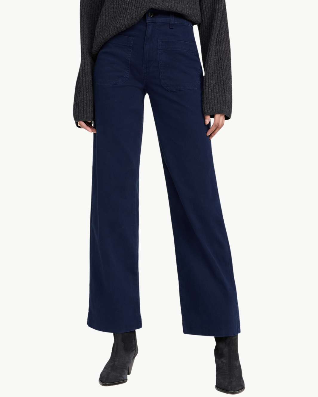 CROPPED SAILOR TWILL IN NAVY