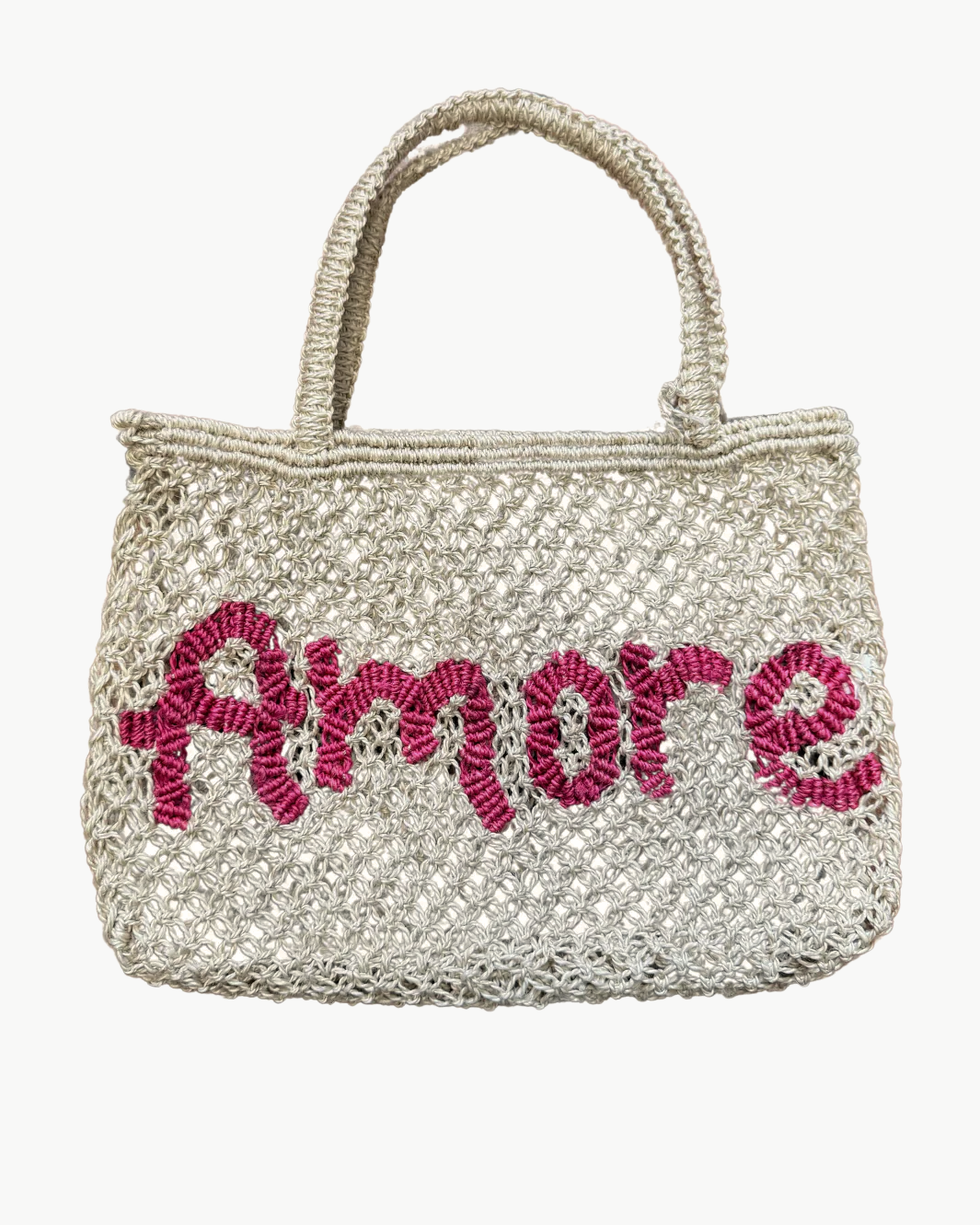 TRACY AMORE BAG IN NATURAL/PINK
