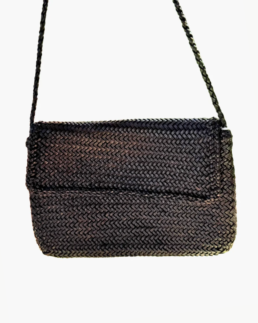POLO POCHETTE IN DARK BROWN