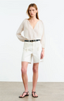 Nili Lotan CRISTO BLOUSE at Romi Boutique
