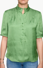 Zadig & Voltaire TOPHER SATIN TOP at Romi Boutique