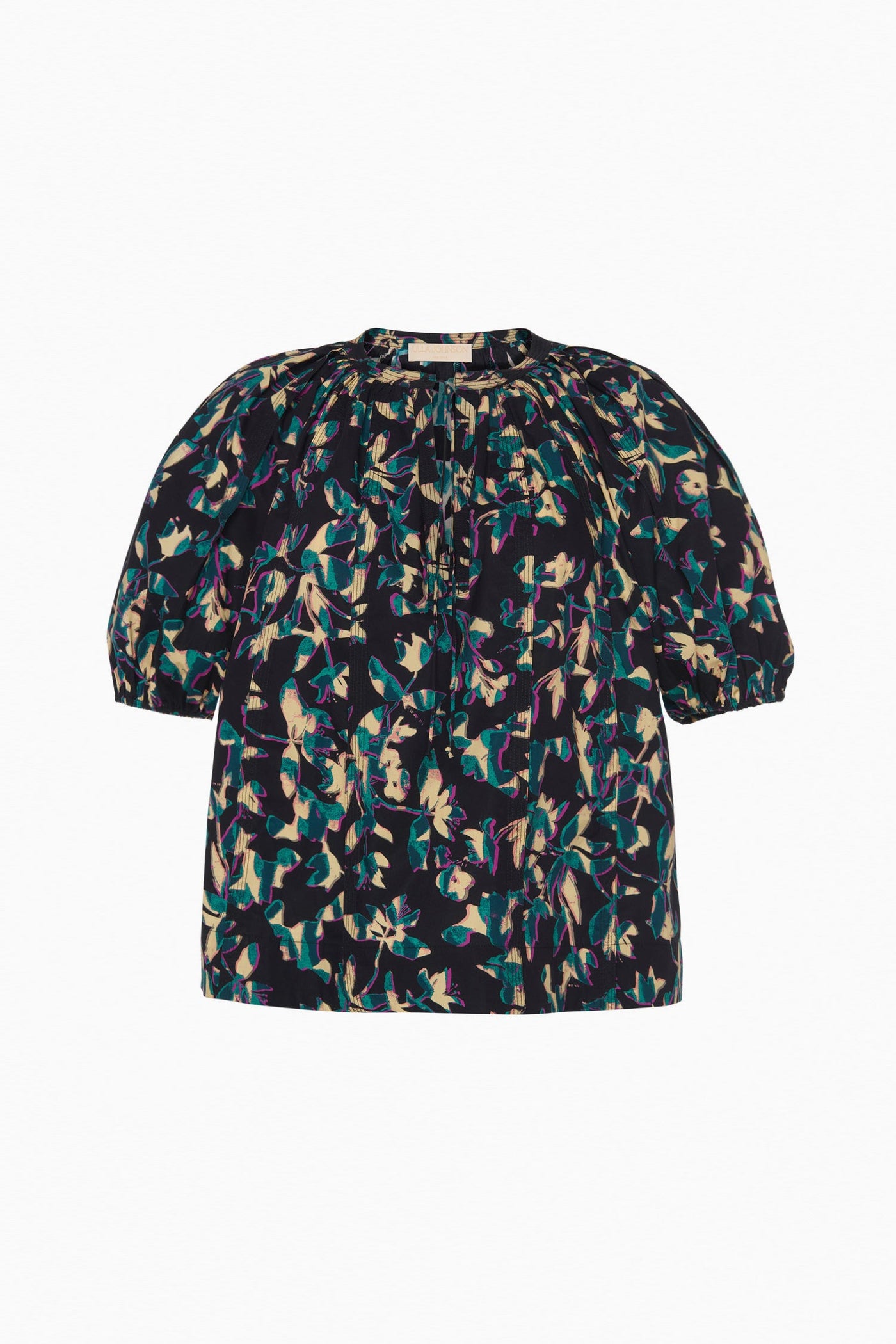 LOLI SHORT SLEEVE BLOUSE IN KALEIDOSCOPE - Romi Boutique