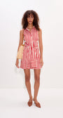 Simon Miller Inna Sleeveless Poplin Mini Dress at Romi Boutique