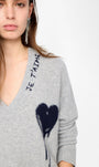 Zadig & Voltaire MIKYZ CASHMERE SWEATER at Romi Boutique