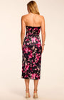 Ramy Brook DORY STRAPLESS RUCHED MIDI DRESS at Romi Boutique