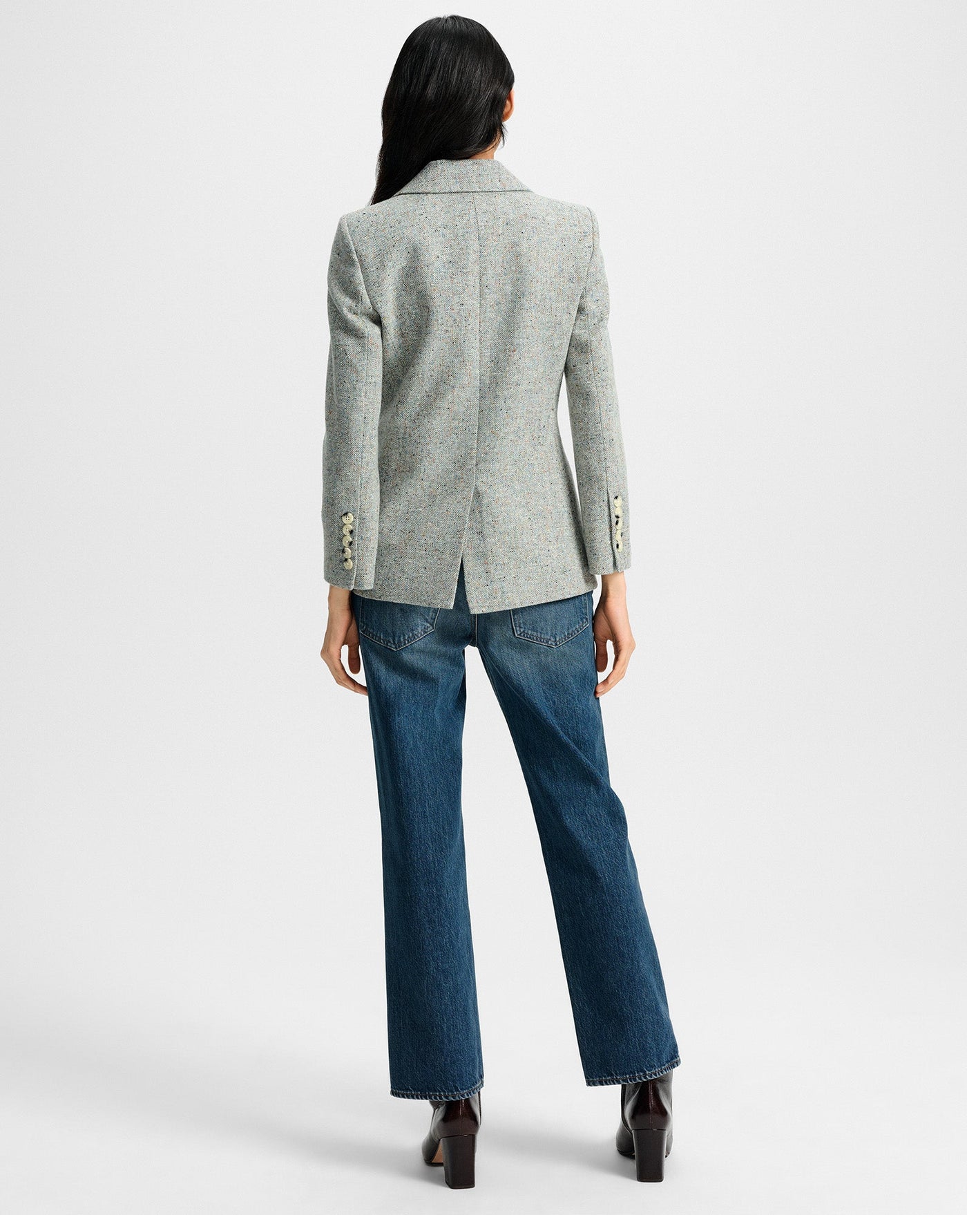 HEALY DICKEY JACKET IN ANTIQUE BLUE MELANGE