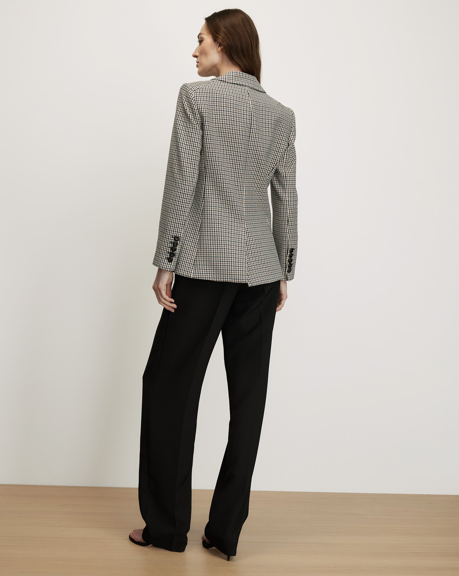 Veronica Beard Healy Houndstooth Dickey Jacket at Romi Boutique