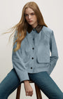 Veronica Beard Walters Suede Jacket at Romi Boutique