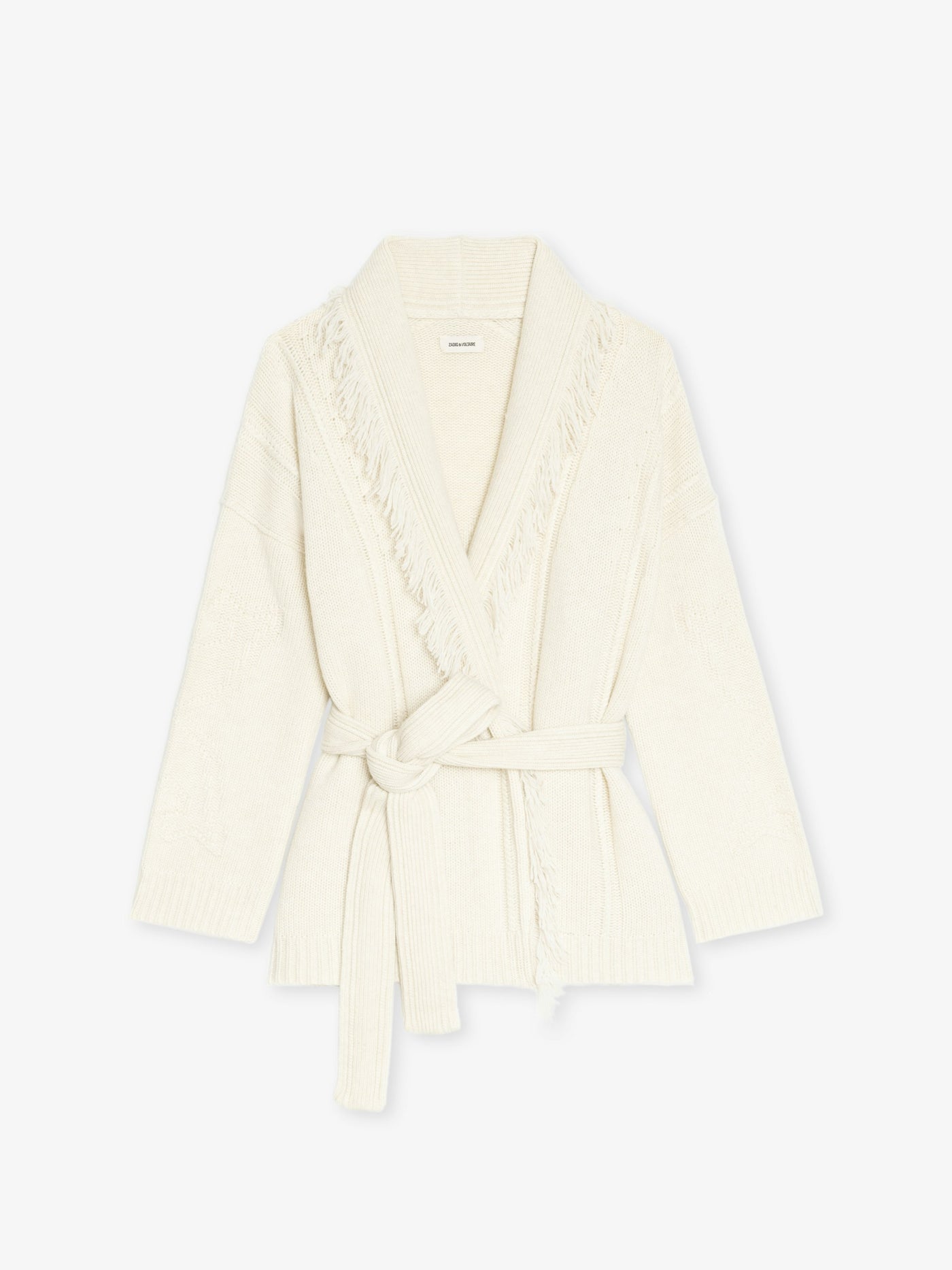 ALPA MID-LENGTH COAT IN ECRU