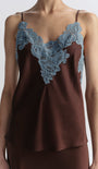 A.L.C Hana Satin and Lace Camisole Top at Romi Boutique