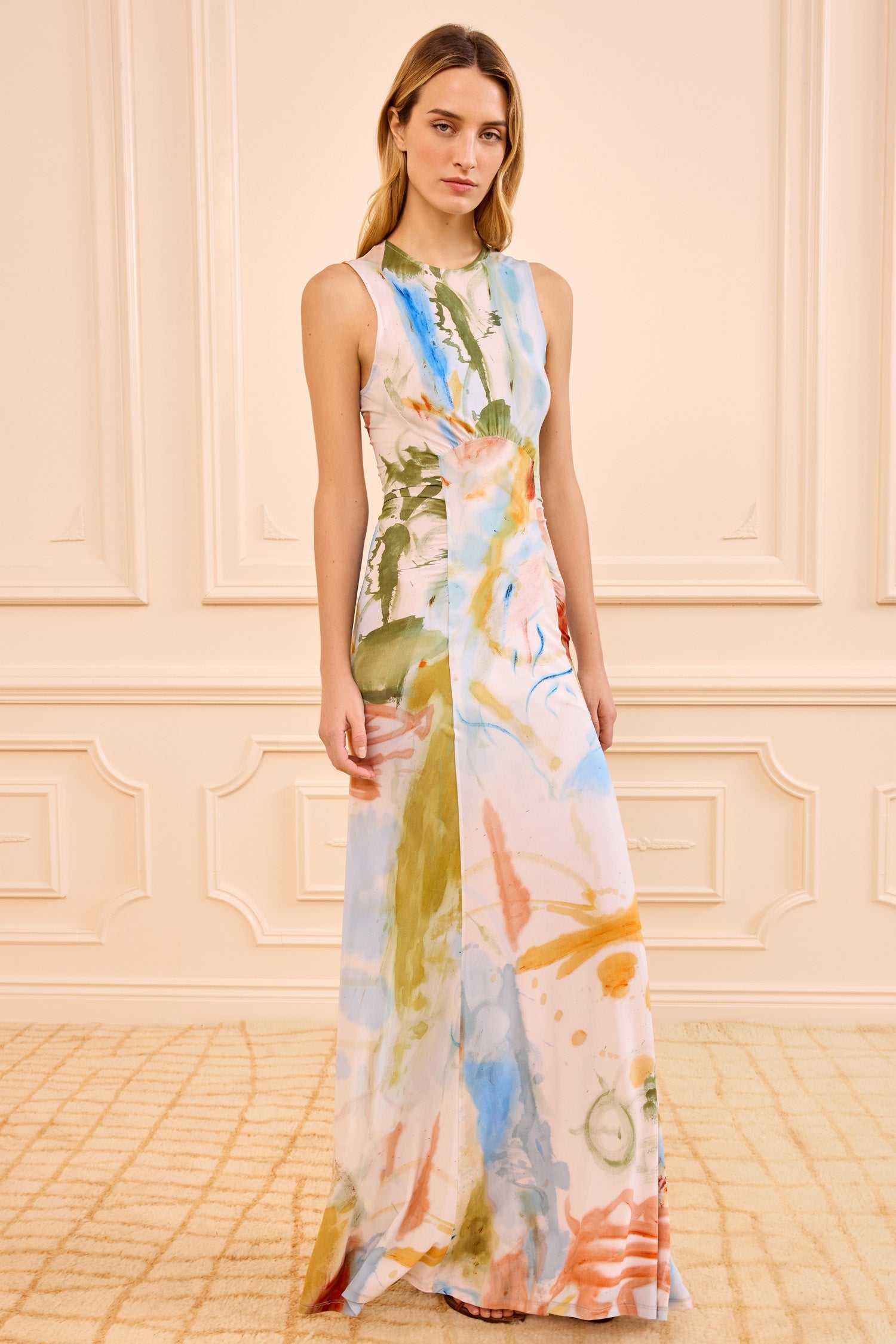 Ulla Johnson Lana Ruched Jersey Dress at Romi Boutique
