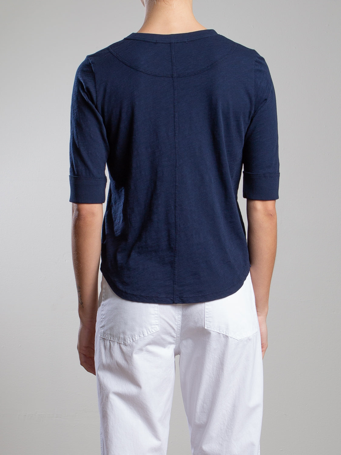 Pharaoh Giada Slim Crew In Supima Slub at Romi Boutique