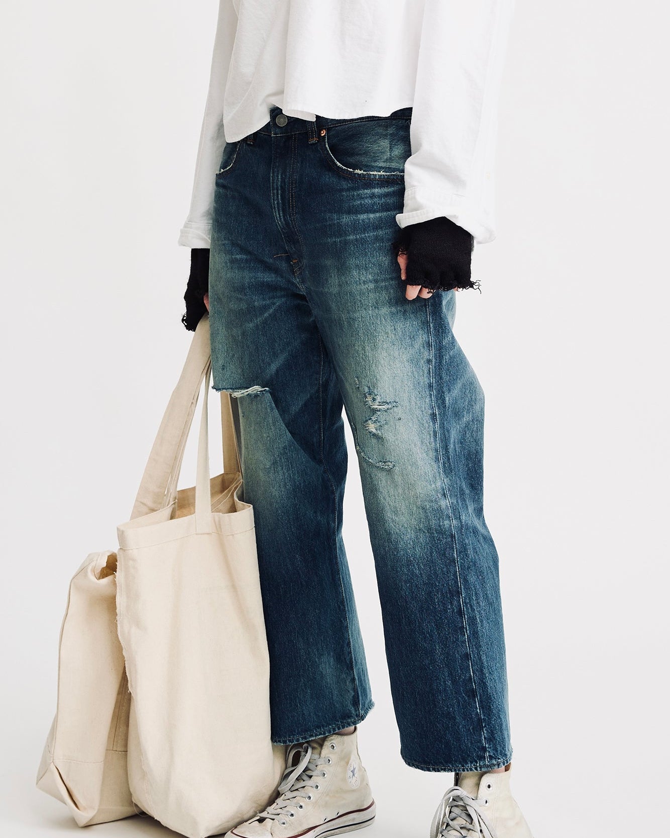 HAISLEY SLOUCH BOYFRIEND JEAN IN ESHER BLUE by Denimist - Romi Boutique