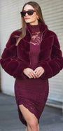 Generation Love BRIANNA FAUX FUR JACKET at Romi Boutique