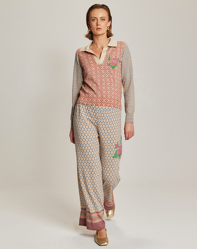 MILLIE POLO KNIT IN SHIPIBO