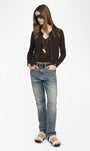 Zadig & Voltaire Missya Cashmere Cardigan at Romi Boutique