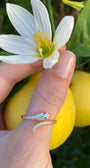 Native Gem SNAKE CHARMER RING IN GOLD at Romi Boutique