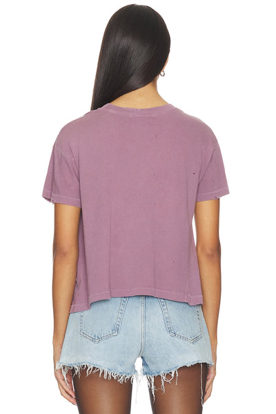 THE BEATLES CROP TEE IN PURPLE HAZE