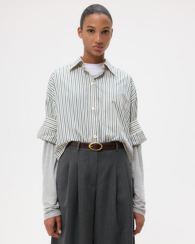 NEXT EX TOP IN IVORY/CILANTRO