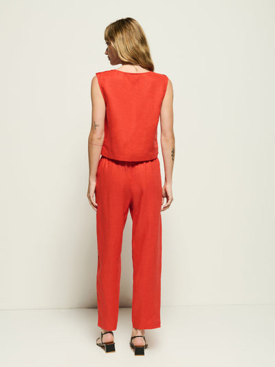 CARA TANK IN AURORA RED