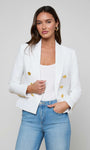 L'Agence BROOKE OPEN-FRONT BLAZER at Romi Boutique