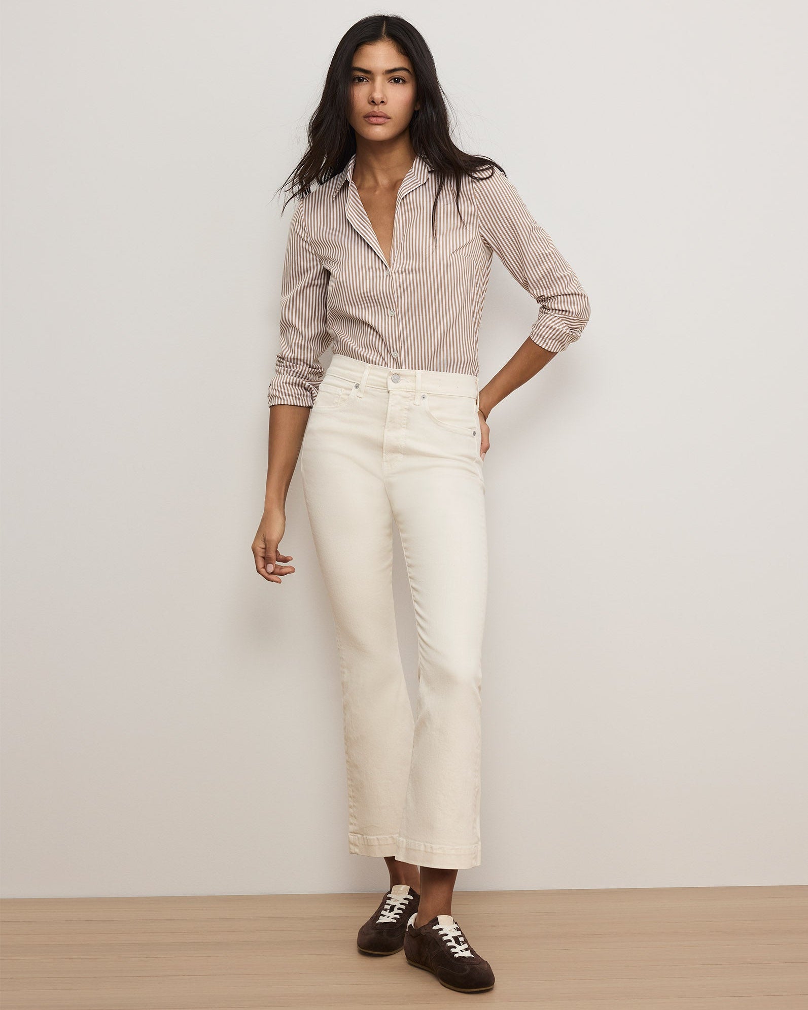 Veronica Beard Carson Kick-Flare Jean at Romi Boutique