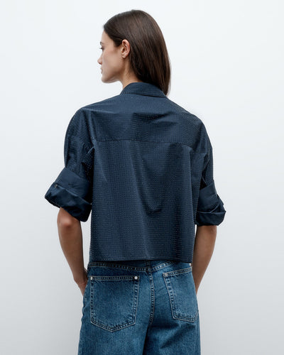 NEXT EX WITH CRYSTALS TOP IN MIDNIGHT