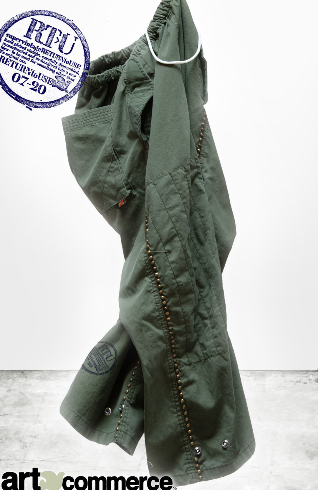 RTU CANYONKID FLAP/SNAP HOMESTUD KARATEBAG PANT IN RTU TENT
