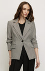 Veronica Beard Healy Houndstooth Dickey Jacket at Romi Boutique