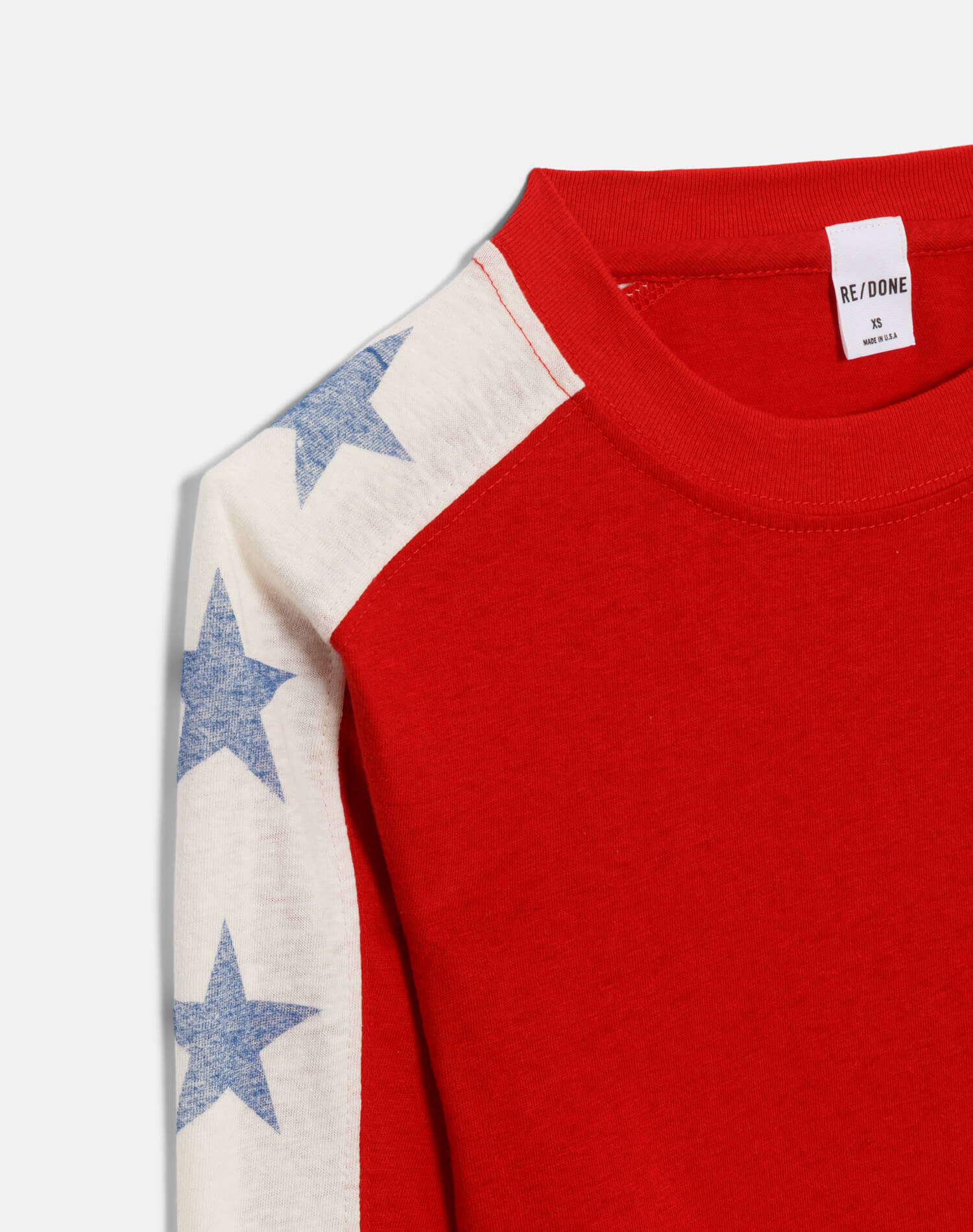Re/Done Star Contrast LS Jersey at Romi Boutique