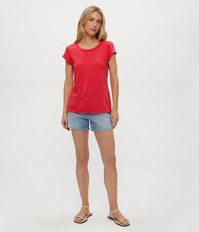 TRUDY SUPIMA TEE IN RUMBA - Romi Boutique