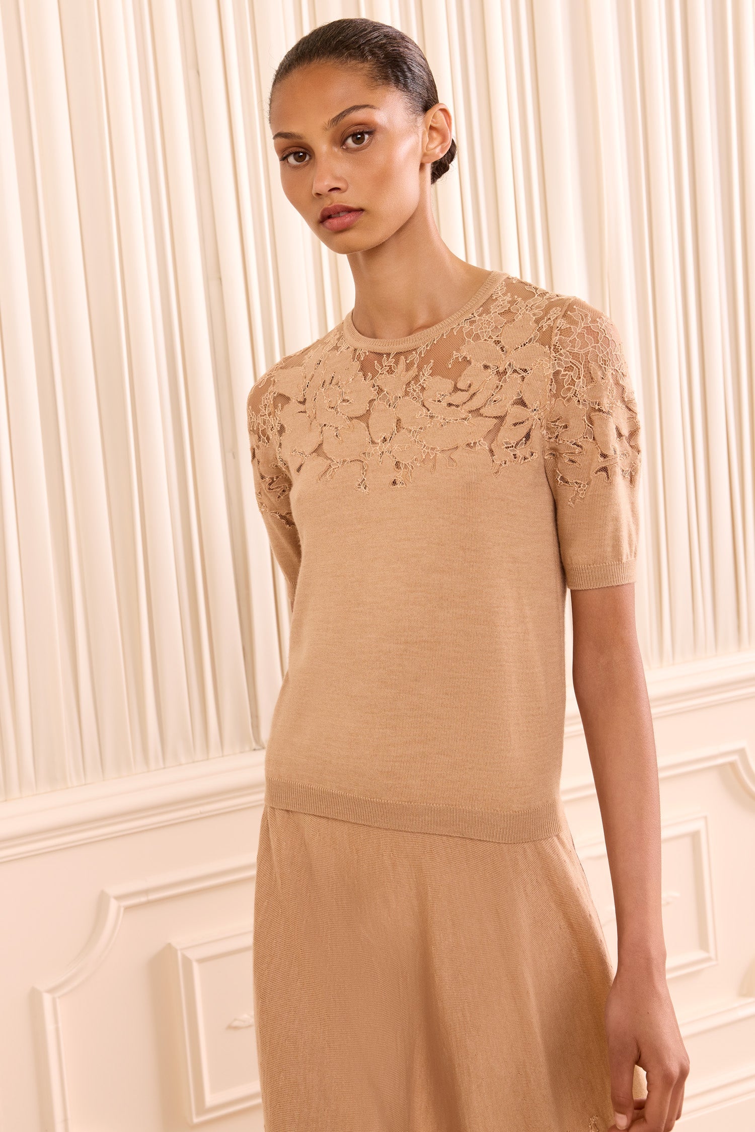 Ella Short Sleeve Lace Top
