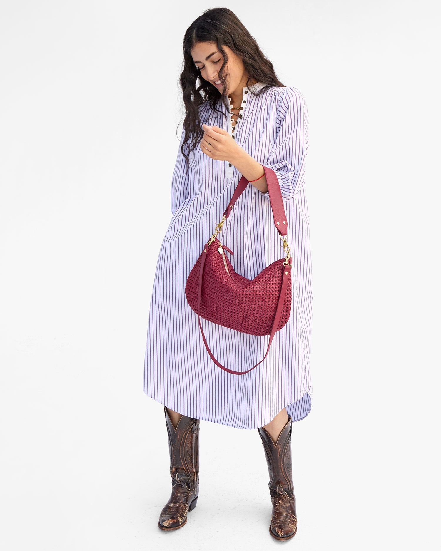 Clare V Moyen Messenger at Romi Boutique