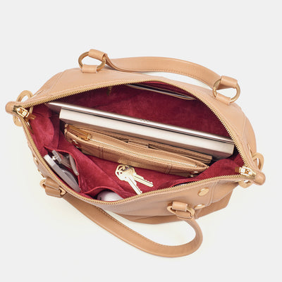 DANIEL MED IN TOAST TAN/BRUSHED GOLD - Romi Boutique