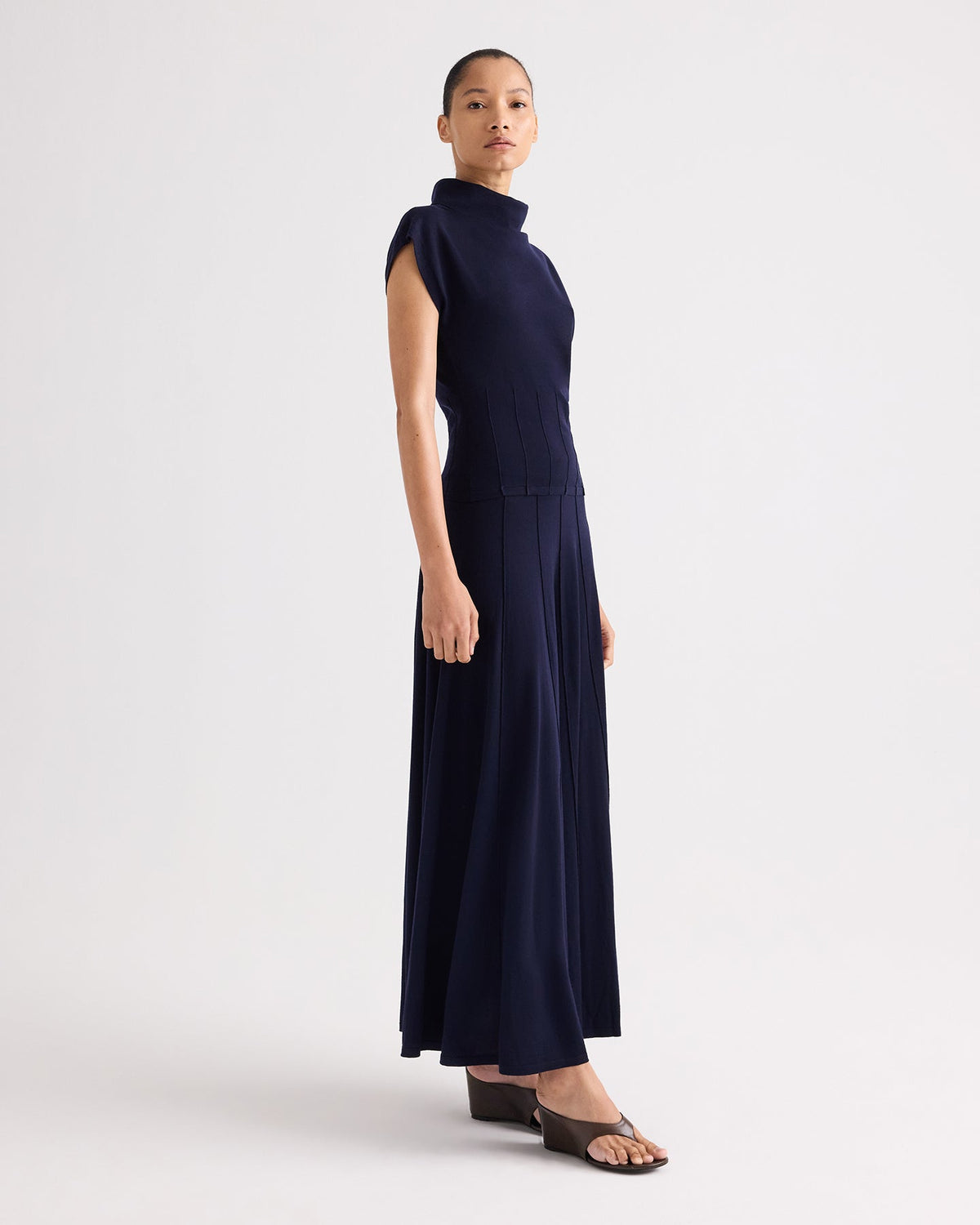 TWP Seamed Maxi Skirt at Romi Boutique
