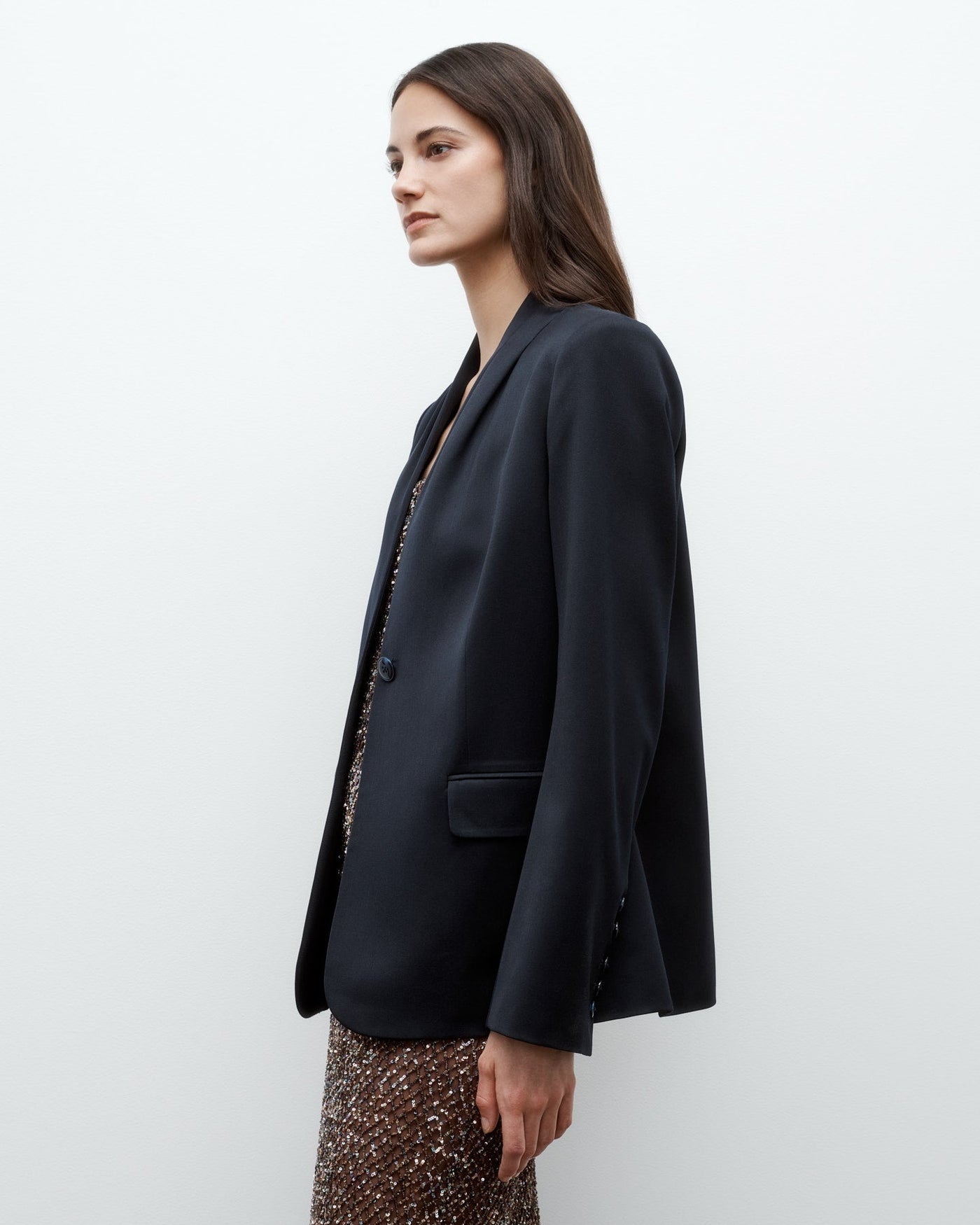 NEW DINNER JACKET IN MIDNIGHT - Romi Boutique