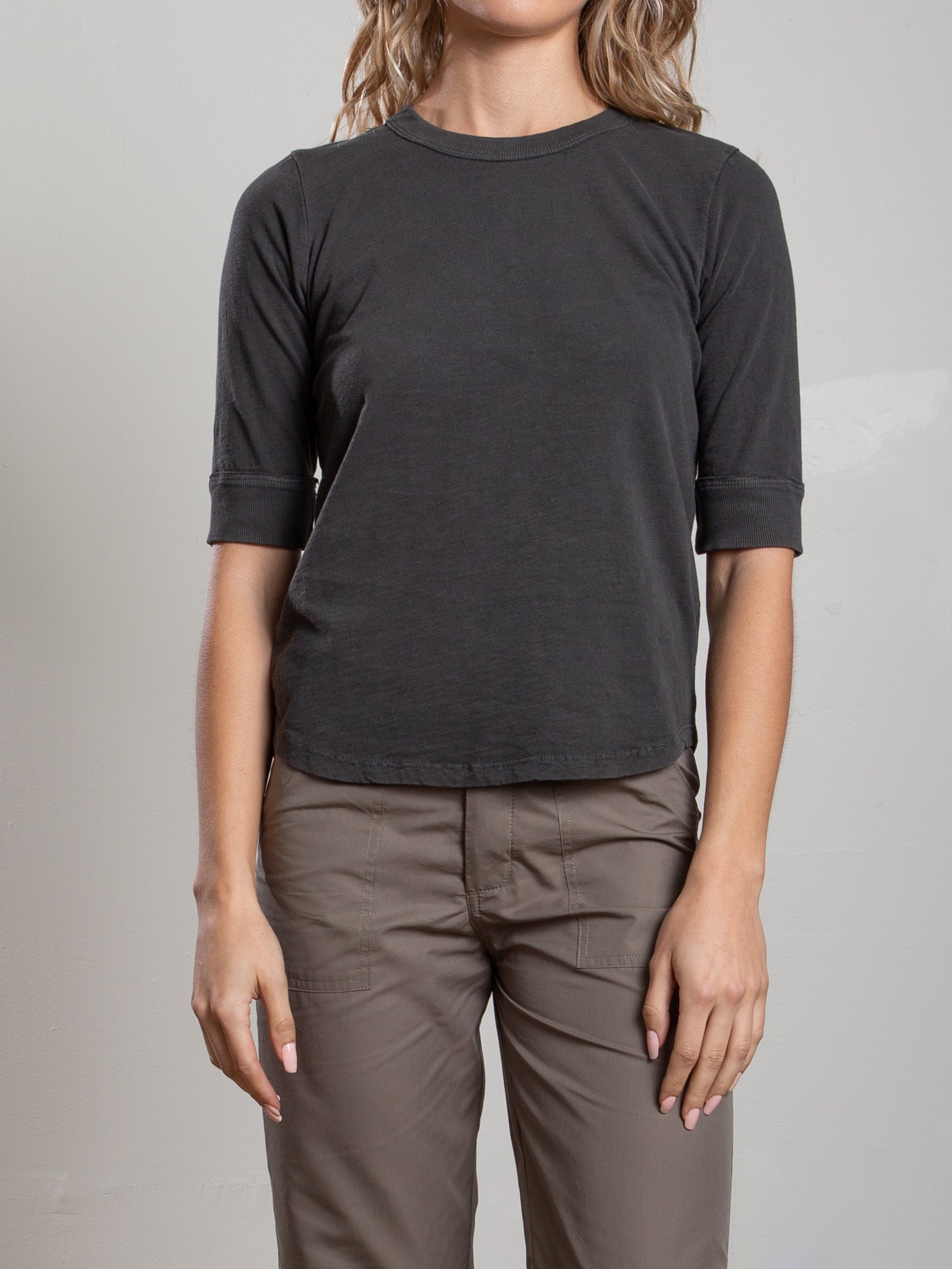 Pharaoh Giada Slim Crew in Supima Slub at Romi Boutique