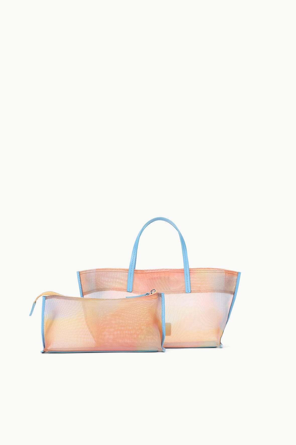 CHRISTOS MINI MESH TOTE IN PASTEL CLOUDS
