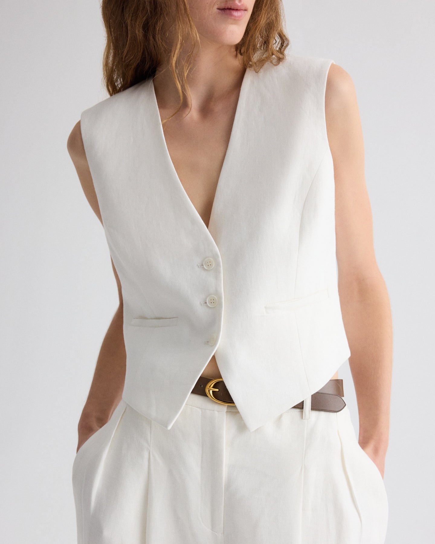 TWP MILA VEST at Romi Boutique