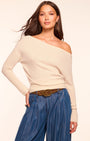 Ramy Brook Chance Merino Off-The-Shoulder Sweater at Romi Boutique