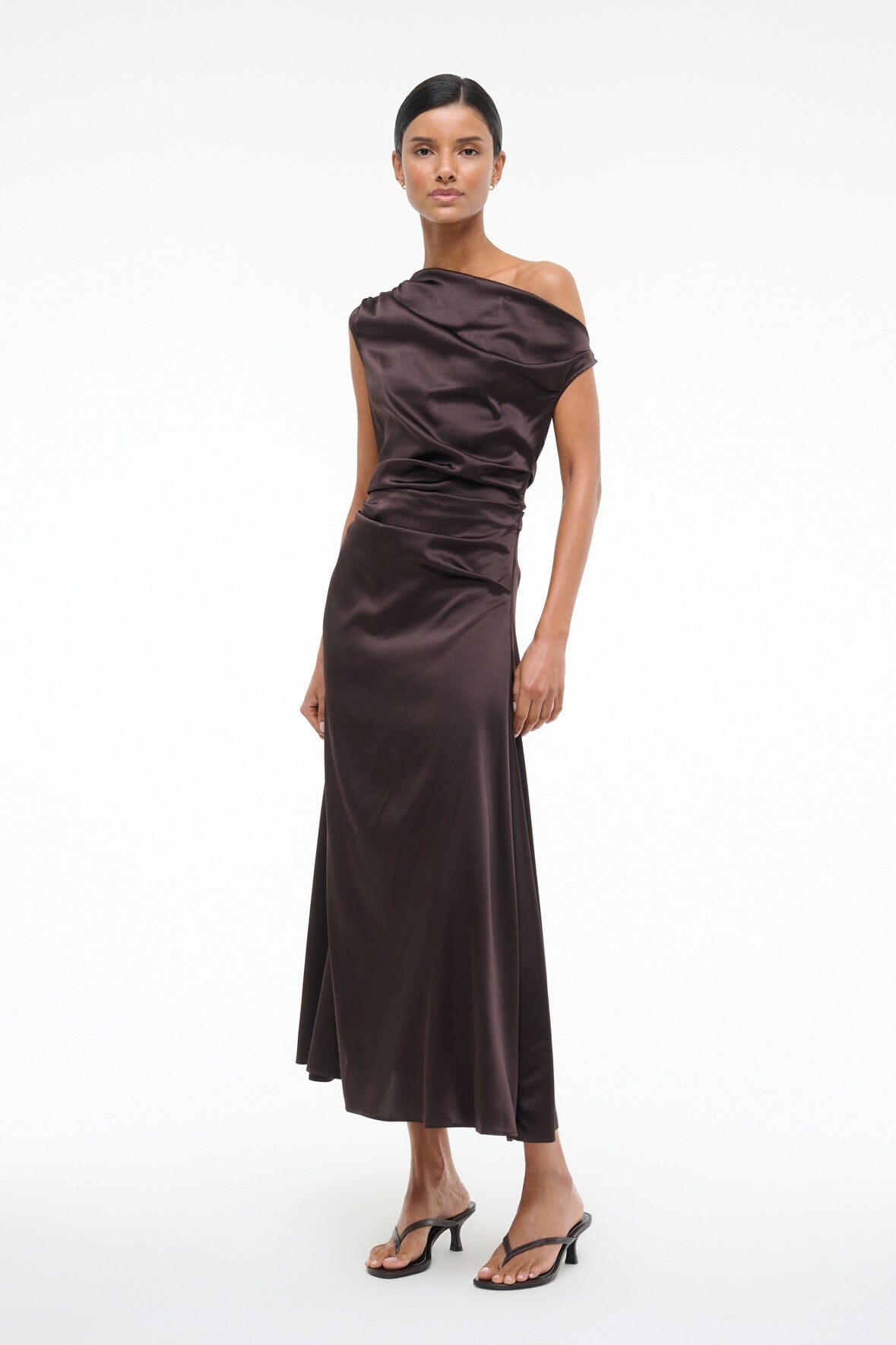 Staud Phare Silk Dress at Romi Boutique