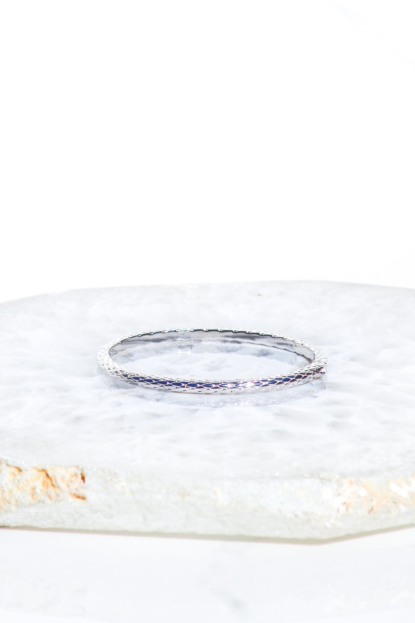 BALI BANGLE IN STERLING SILVER