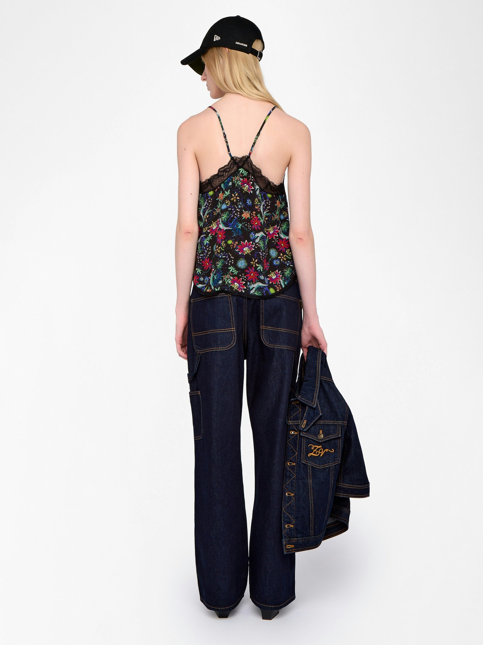 Zadig & Voltaire CHRISTY SOFT VIRGIN GARDEN CAMISOLE at Romi Boutique