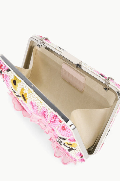 CARMELLA BEADED CLUTCH IN BLOSSOM FLORAL - Romi Boutique