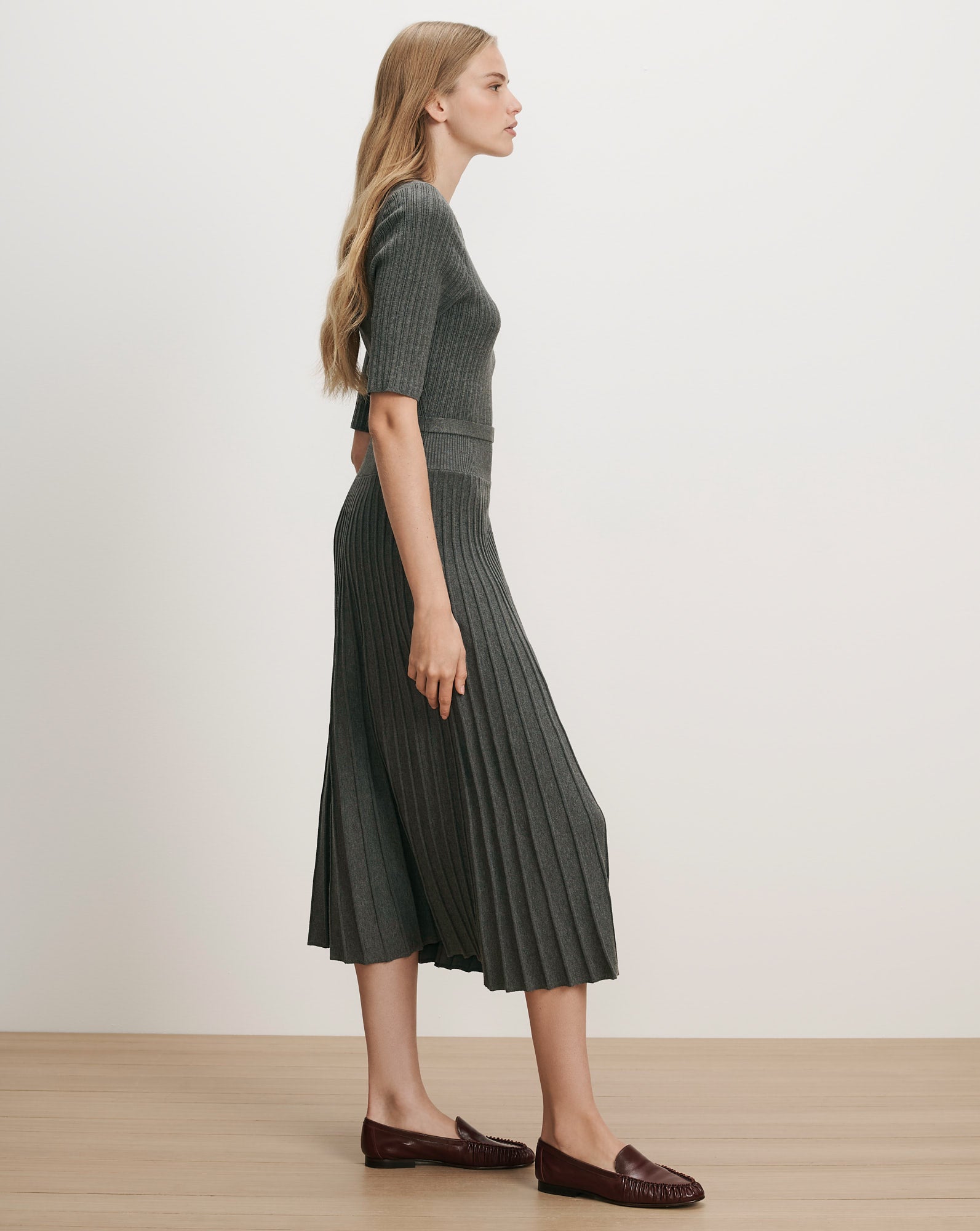 Elthea Belted Midi Dress