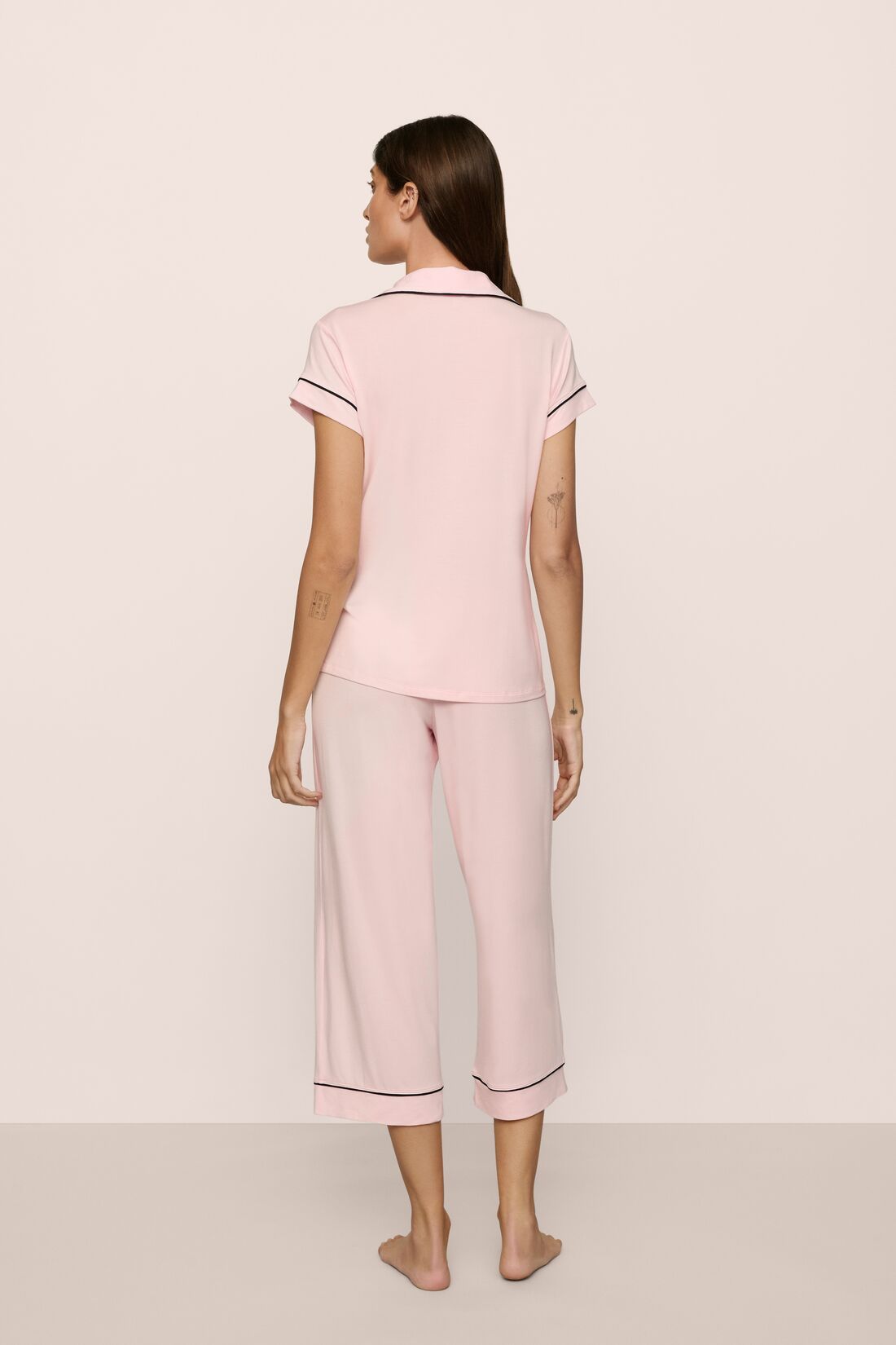 Eberjey Gisele Crop PJ Set at Romi Boutique
