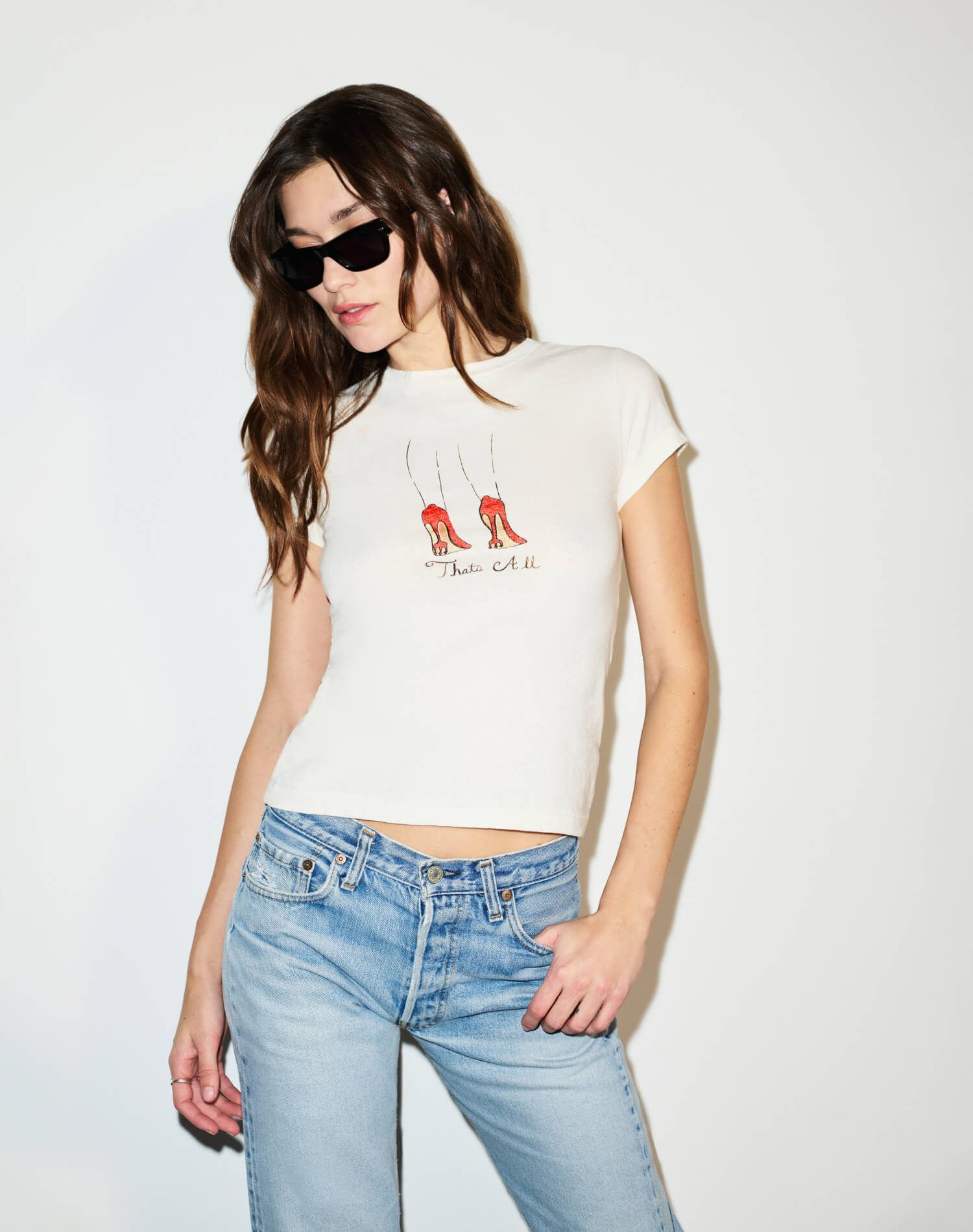 Re/Done 1950s Boxy Tee That's All at Romi Boutique